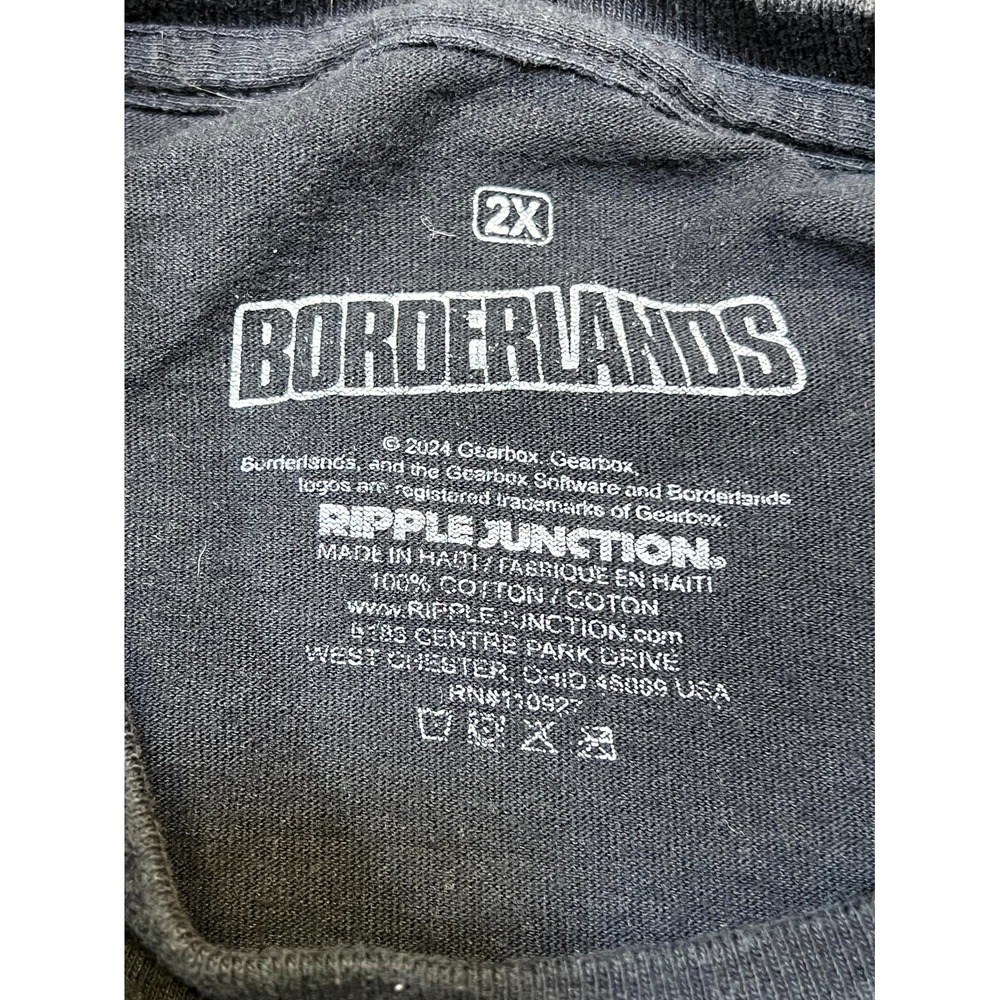 Ripple Junction T Shirt Mens 2X Black Borderlands Claptrap Video Game Graphic - Picture 5 of 6